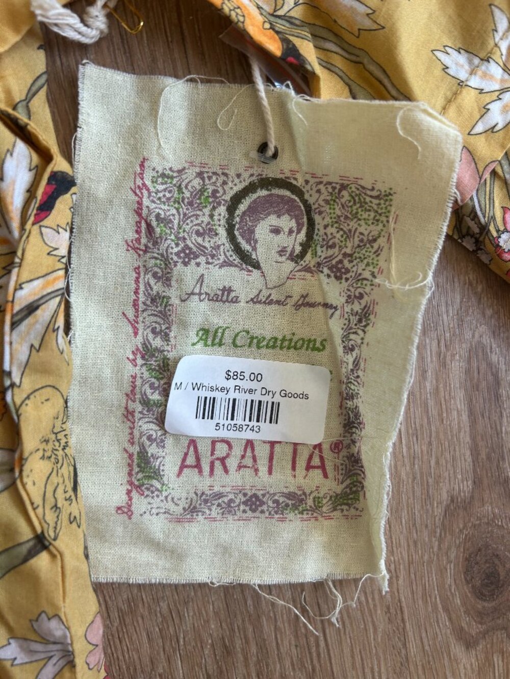 NWT Aratta Silent Journey Boho-Chic Blouse Women's Medium Anthropology Brand - Picture 4 of 11